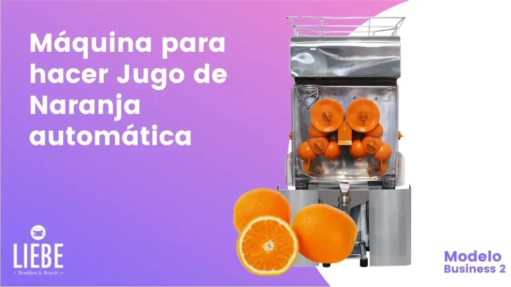 Máquina para hacer jugo de naranja industrial automática